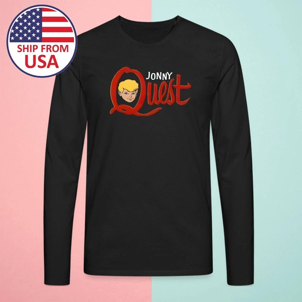 Jonny Quest Tv Cartoon Men's Black Size S-3XL - Adult & Kids T-Shirts, Sweatshirts & Hoodies apparel design preview 1