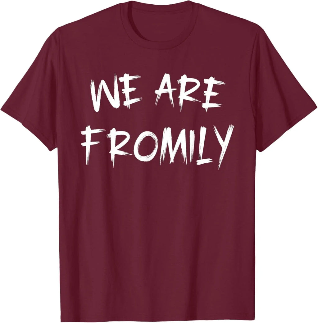 We are Fromily Friends Like Family Retro Brush Stroke - Adult & Kids T-Shirts, Sweatshirts & Hoodies apparel design preview 1