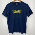 Volcom Men's Size S Blue Organic Cotton Stone Logo - Adult & Kids T-Shirts, Sweatshirts & Hoodies apparel design preview 1