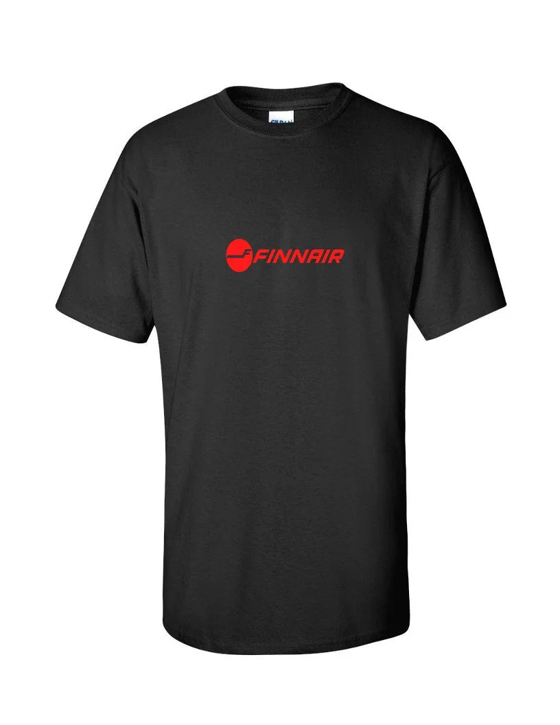 Finnair Red Retro Logo Finland Finnish Airline Black - Adult & Kids T-Shirts, Sweatshirts & Hoodies apparel design preview 1