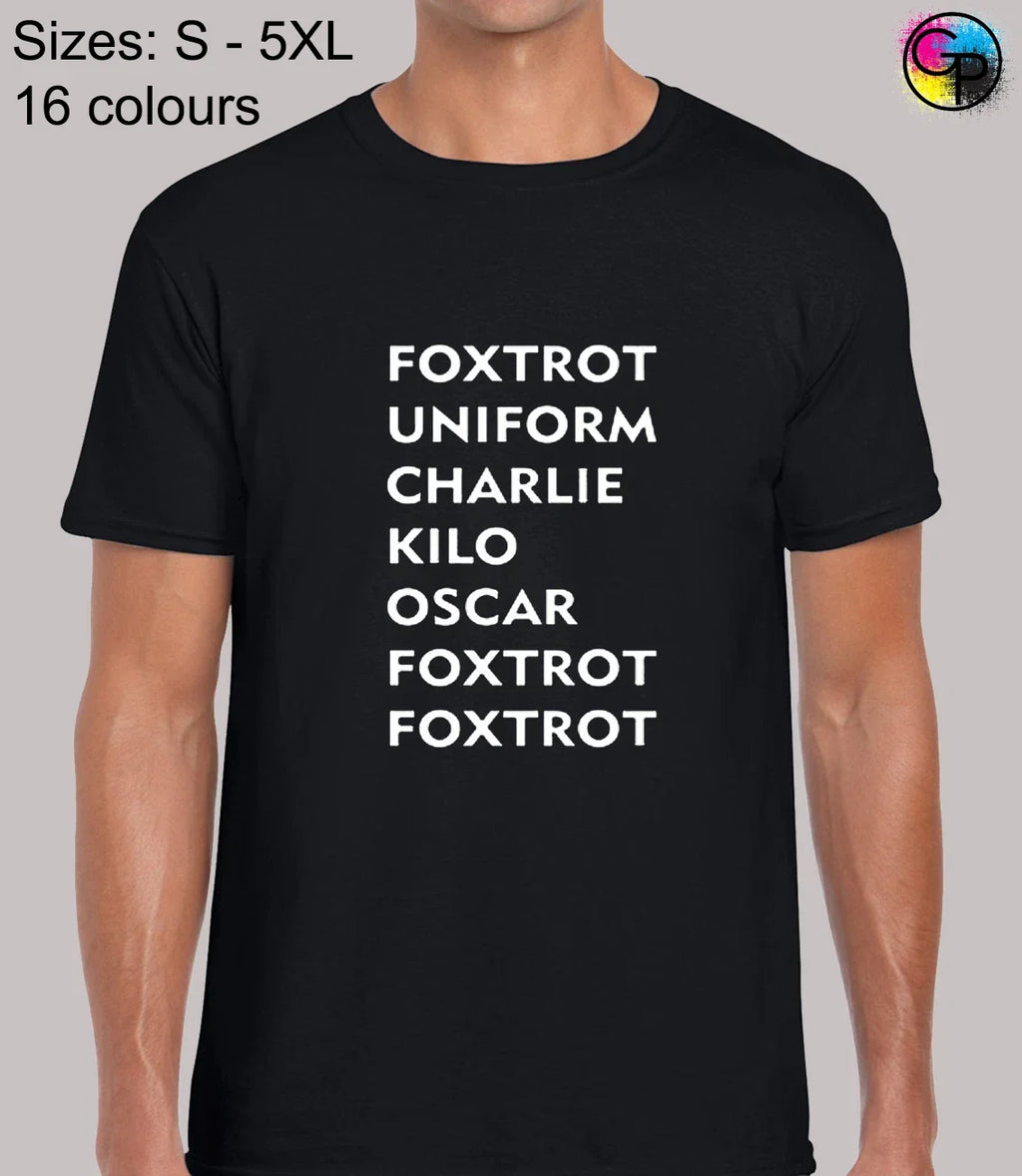 Foxtrot Fuckoff Funny Rude Joke Regular Fit Top for - Adult & Kids T-Shirts, Sweatshirts & Hoodies apparel design preview 1