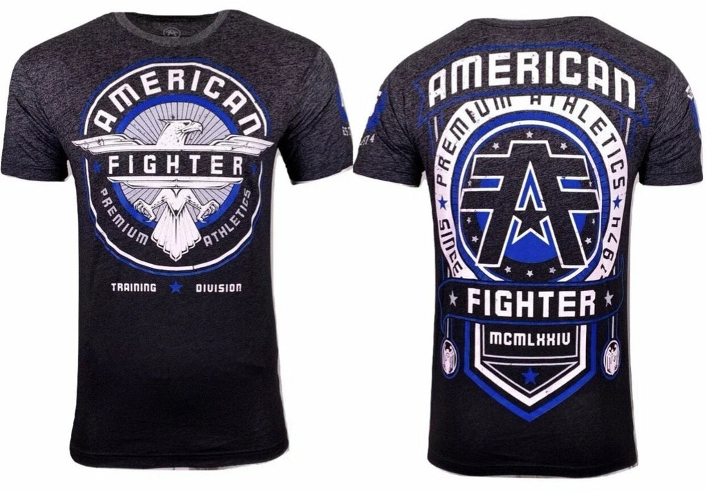 AMERICAN FIGHTER Men's BROCKPORT MOCK TWIST Athletic - Adult & Kids T-Shirts, Sweatshirts & Hoodies apparel design preview 1