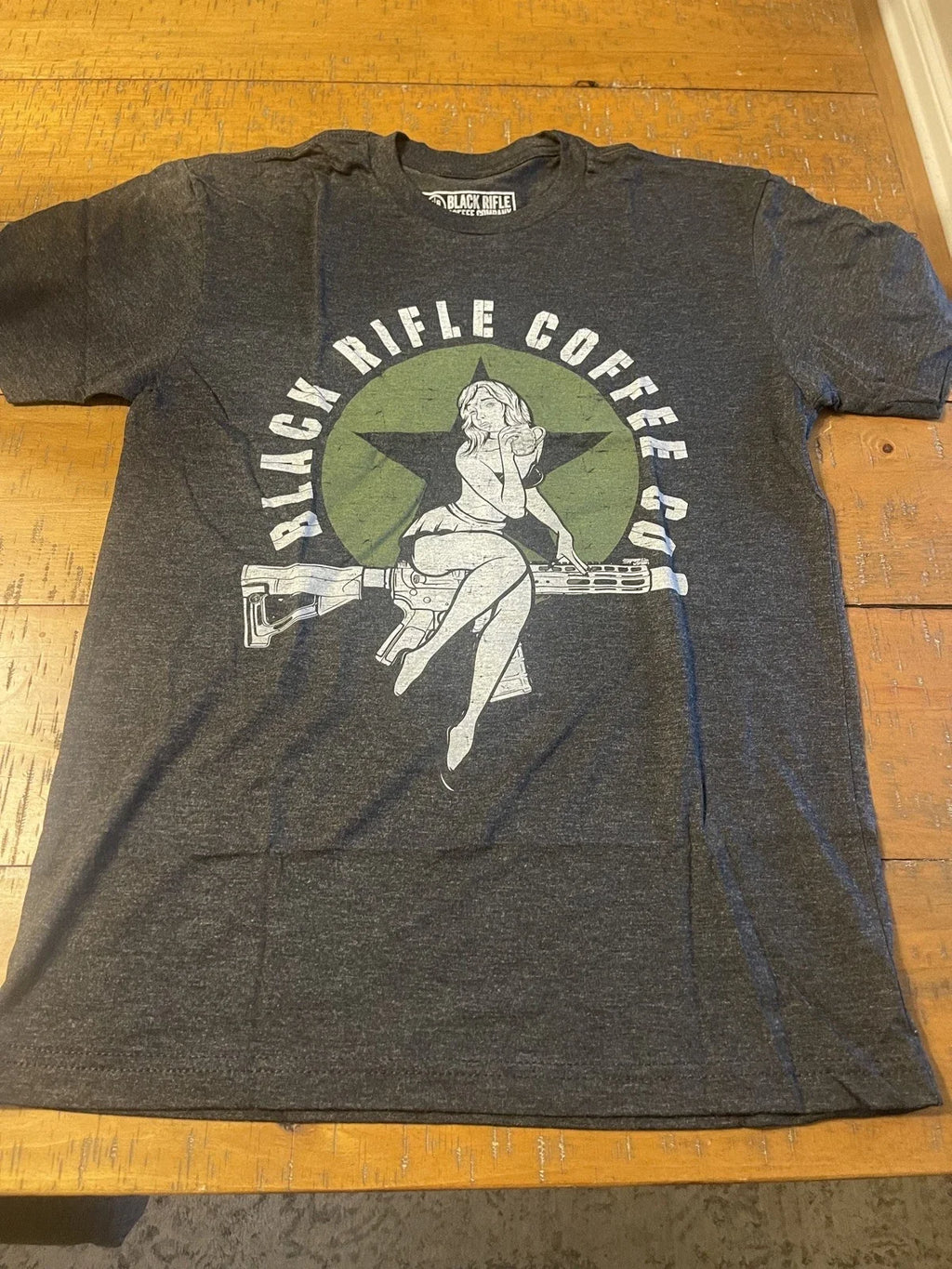 Black Rifle Coffee Company Bomber Girl Size Small New - Adult & Kids T-Shirts, Sweatshirts & Hoodies apparel design preview 1