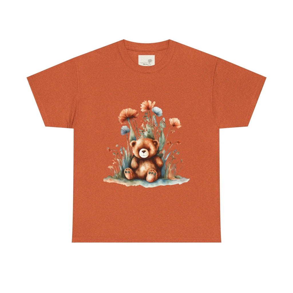 Trendy Floral Teddy Bear, Motivational, Cute Gift, - Adult & Kids T-Shirts, Sweatshirts & Hoodies apparel design preview 1
