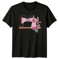 Vintage Sewing Machine Floral Quilting Hobby - Adult & Kids T-Shirts, Sweatshirts & Hoodies apparel design preview 1