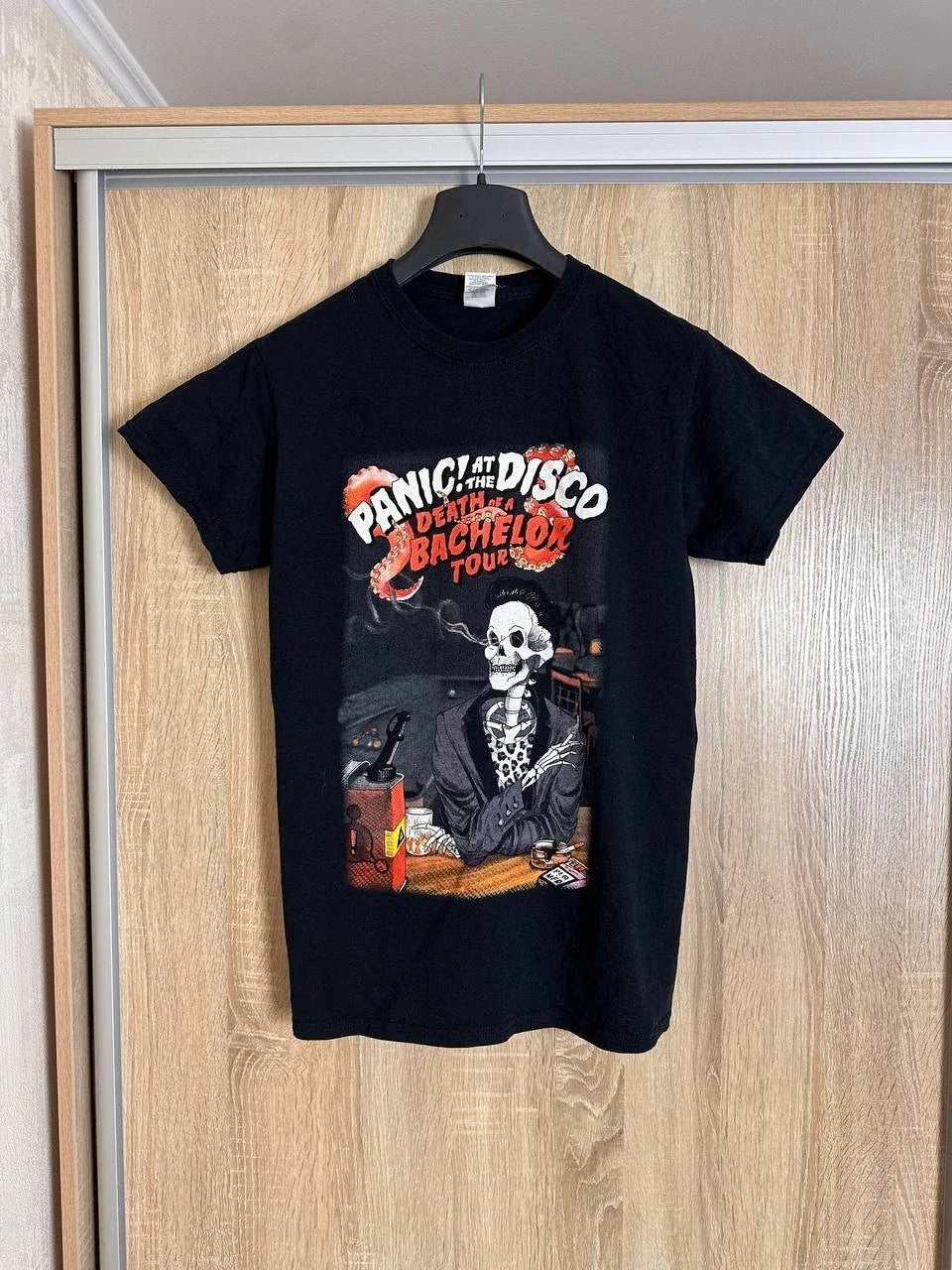 Panic! at the Disco Death of a Bachelor Tour Mens - Adult & Kids T-Shirts, Sweatshirts & Hoodies apparel design preview 1