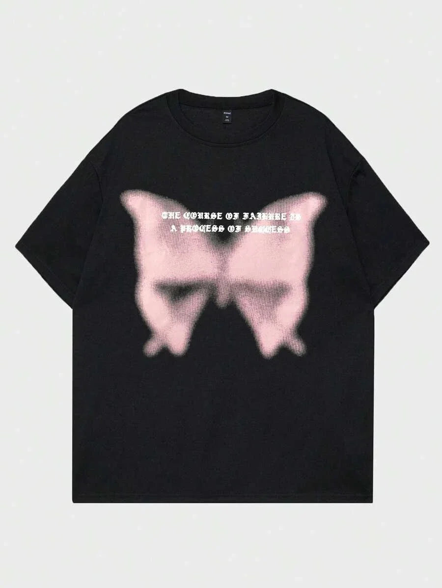 Street Life Men Cotton Butterfly Graphic Y2K Slogan - Adult & Kids T-Shirts, Sweatshirts & Hoodies apparel design preview 1