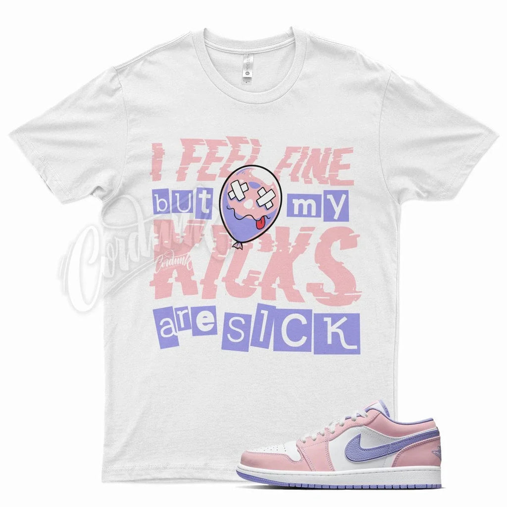 White SICK V2 for J1 1 Arctic Punch Purple Pulse - Adult & Kids T-Shirts, Sweatshirts & Hoodies apparel design preview 1