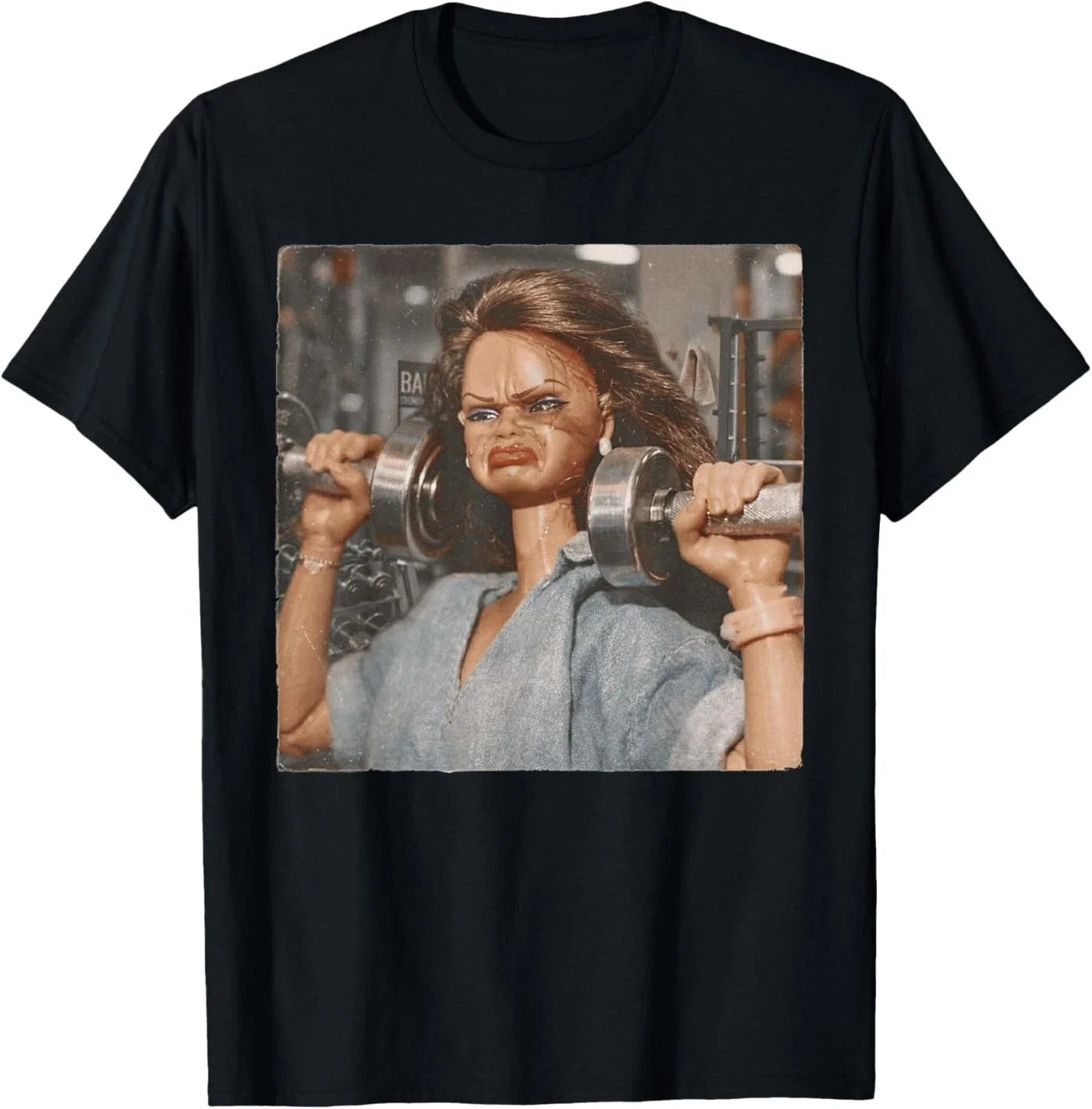 Funny Disgusting Gym Girl Vintage Workout Meme Humor - Adult & Kids T-Shirts, Sweatshirts & Hoodies apparel design preview 1