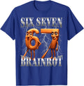 Funny Italian Brainrot Tung Sahur Six Seven Meme - Adult & Kids T-Shirts, Sweatshirts & Hoodies apparel design preview 1