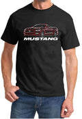 2015-18 Ford Mustang GT 5.0 Convertible Neon Design - Adult & Kids T-Shirts, Sweatshirts & Hoodies apparel design preview 1