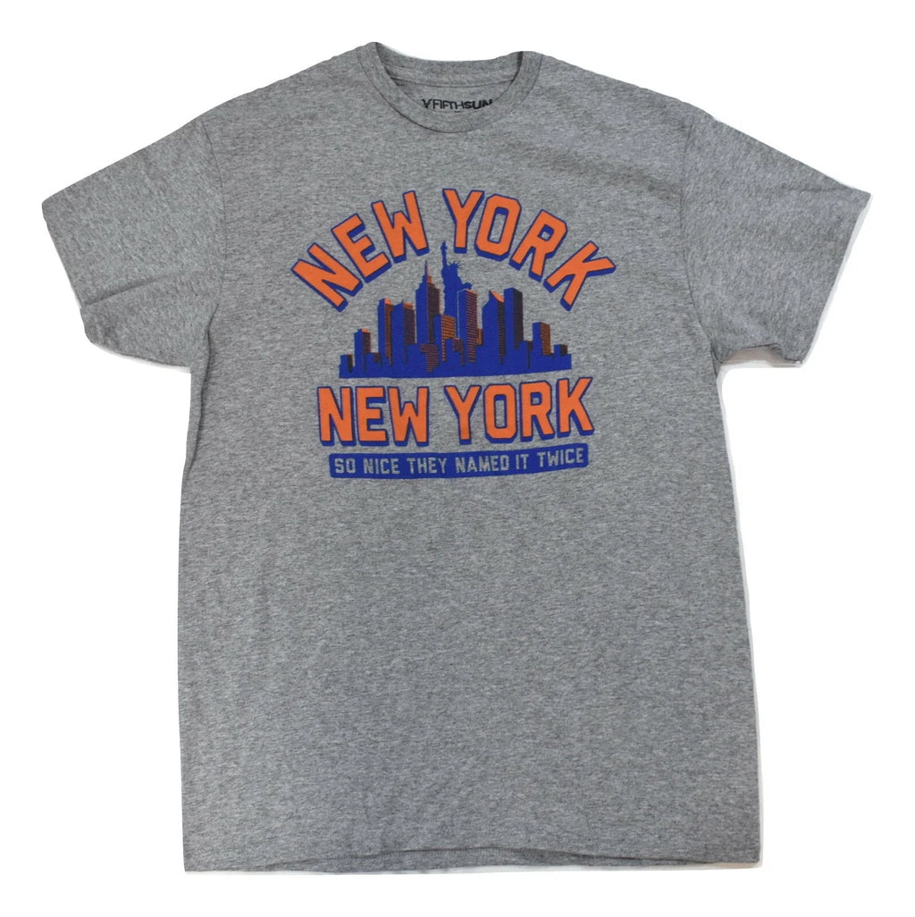 Fifth Sun Mens New York The City So Nice They Named - Adult & Kids T-Shirts, Sweatshirts & Hoodies apparel design preview 1