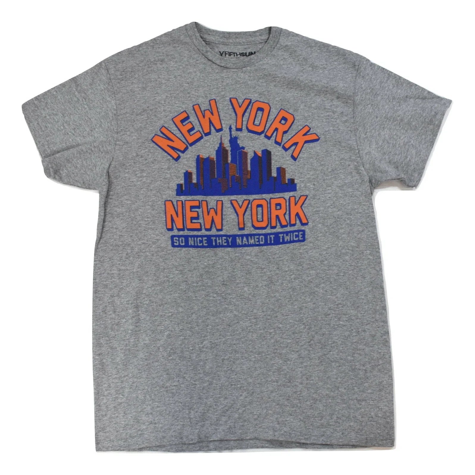Fifth Sun Mens New York The City So Nice They Named - Adult & Kids T-Shirts, Sweatshirts & Hoodies apparel design preview 1