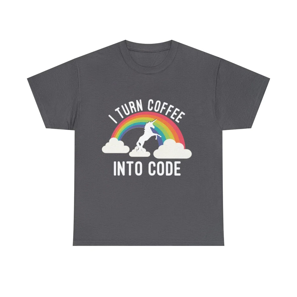 I Turn Coffee Into Code Graphic S-5XL - Adult & Kids T-Shirts, Sweatshirts & Hoodies apparel design preview 1