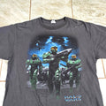 Vintage 2008 Y2K HALO WARS Graphic S/S Gray Large - Adult & Kids T-Shirts, Sweatshirts & Hoodies apparel design preview 1