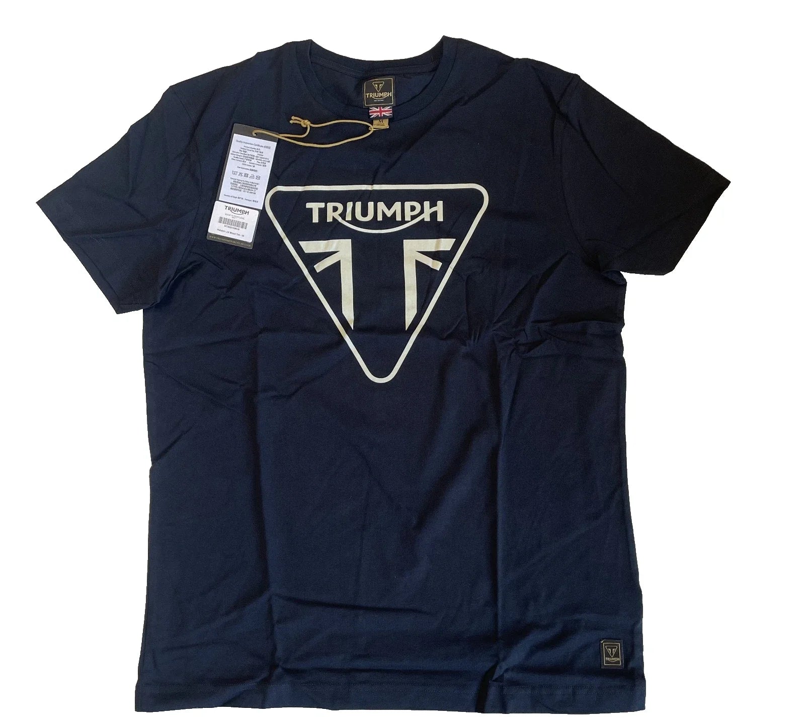 Triumph Mens Medium Helston Jet Black Graphic Logo - Adult & Kids T-Shirts, Sweatshirts & Hoodies apparel design preview 1