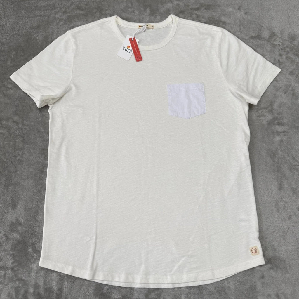 Marine Layer Heavy Slub Pocket Mens Medium Antique - Adult & Kids T-Shirts, Sweatshirts & Hoodies apparel design preview 1