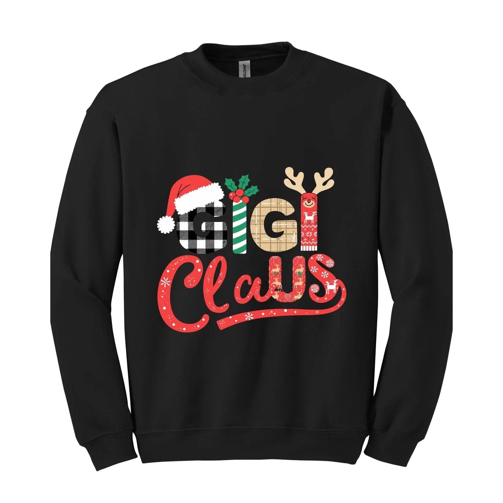 Gigi Claus Santa Cute Grandma Fun - Adult & Kids T-Shirts, Sweatshirts & Hoodies apparel design preview 1