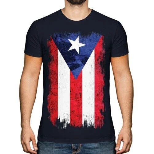 Puerto Rico Grunge Flagge Herren Rikanische Fußball - Adult & Kids T-Shirts, Sweatshirts & Hoodies apparel design preview 1
