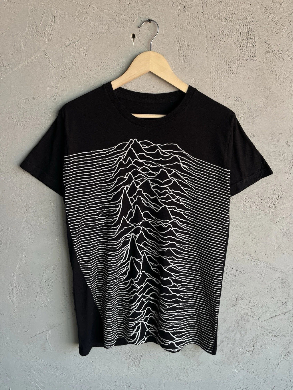 Vintage 00s Joy Division Unknown Pleasures Promo - Adult & Kids T-Shirts, Sweatshirts & Hoodies apparel design preview 1