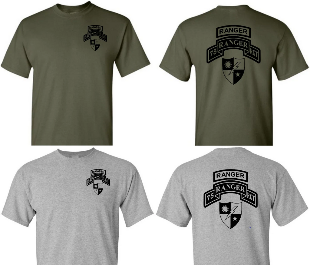 US Army Ranger DUI Performance 75th Regiment - Adult & Kids T-Shirts, Sweatshirts & Hoodies apparel design preview 1