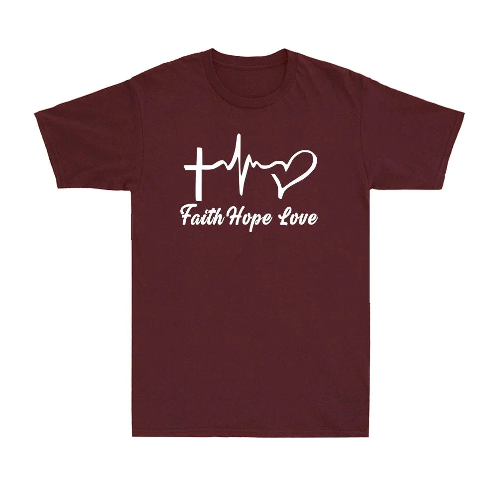 Faith Hope Love Jesus Cross Christian Christ Funny - Adult & Kids T-Shirts, Sweatshirts & Hoodies apparel design preview 1