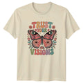 Trust Your Visions Retro Butterfly Boho Vintage - Adult & Kids T-Shirts, Sweatshirts & Hoodies apparel design preview 1