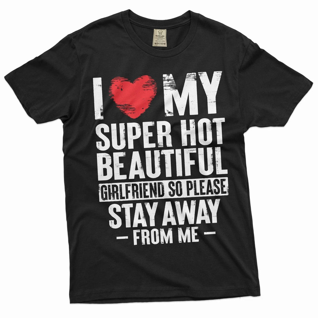 Funny Valentine's day Boyfriend Gift I love my super - Adult & Kids T-Shirts, Sweatshirts & Hoodies apparel design preview 1