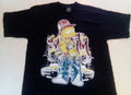 Vintage Bart Simpson Gangster Y2K era CH Gold Series - Adult & Kids T-Shirts, Sweatshirts & Hoodies apparel design preview 1