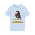 Smoking Monkey Illustration Funny Quote - Adult & Kids T-Shirts, Sweatshirts & Hoodies apparel design preview 1