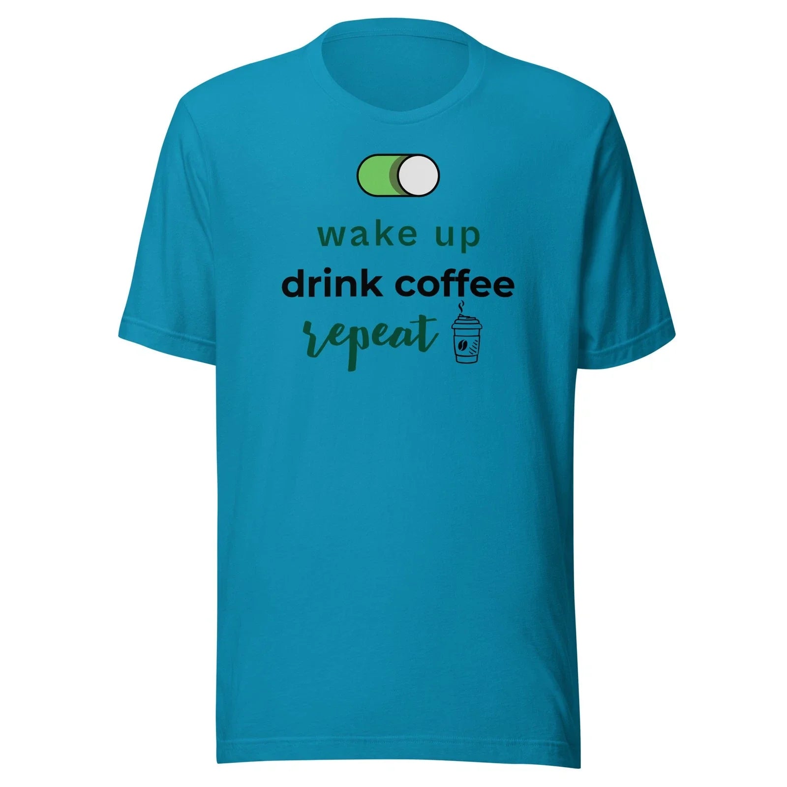 Wake up, Drink coffee, Repeat XS-2XL - Adult & Kids T-Shirts, Sweatshirts & Hoodies apparel design preview 1