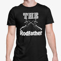 Funny Dad Fishing Joke Top The Rodfather Fisherman - Adult & Kids T-Shirts, Sweatshirts & Hoodies apparel design preview 1