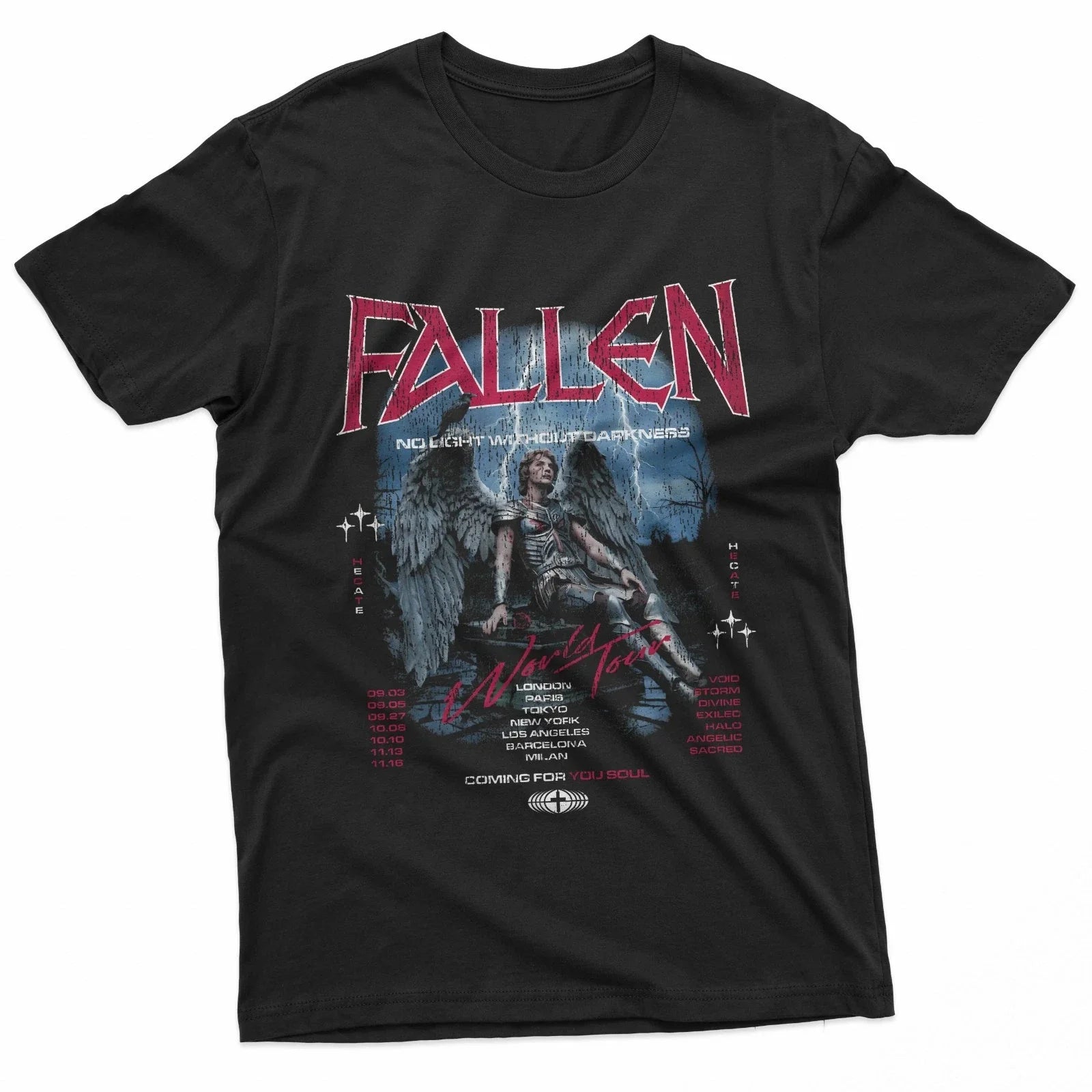 Fallen Angel Vintage Streetwear Urban Hip Hop Metal - Adult & Kids T-Shirts, Sweatshirts & Hoodies apparel design preview 1