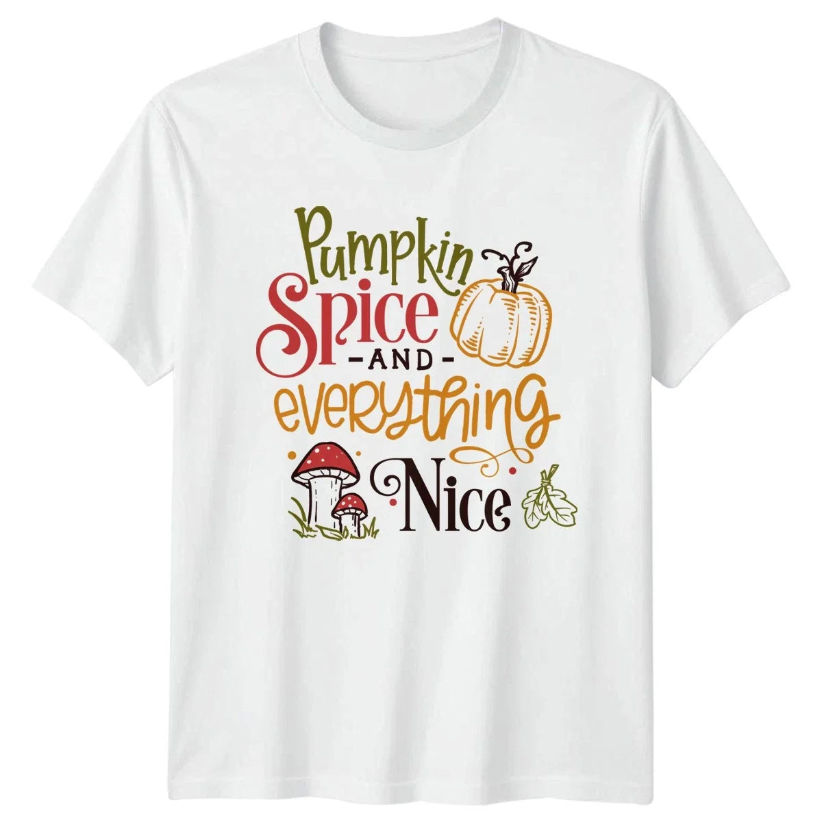 Pumpkin Spice And Everything Womens Fall Autumn Gift - Adult & Kids T-Shirts, Sweatshirts & Hoodies apparel design preview 1