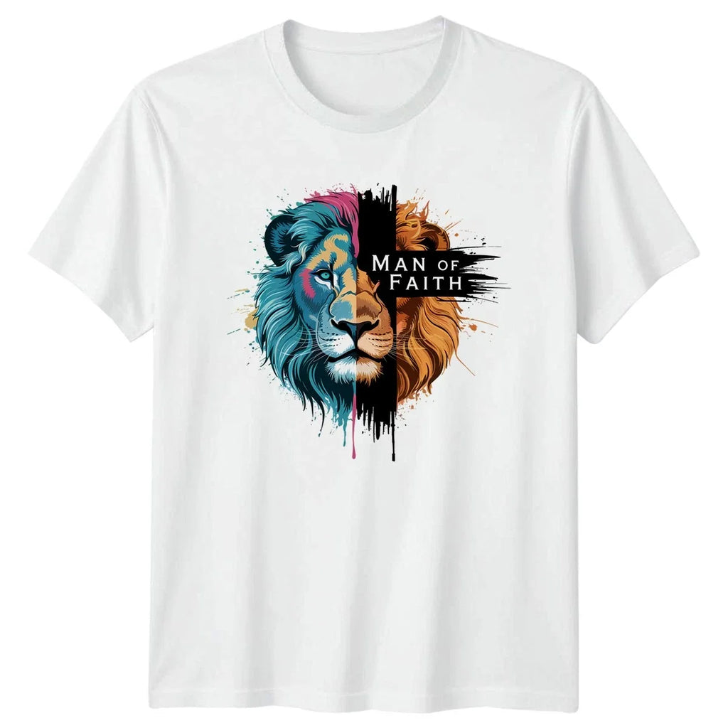 Man Of Faith Mens Christian Religious Birthday Gift - Adult & Kids T-Shirts, Sweatshirts & Hoodies apparel design preview 1