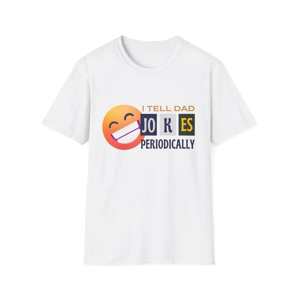 I Tell Dad Jokes Periodically Funny Emoji - Adult & Kids T-Shirts, Sweatshirts & Hoodies apparel design preview 1