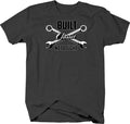 Built Not Bought Classic Hotrod for Men Dark Gray - Adult & Kids T-Shirts, Sweatshirts & Hoodies apparel design preview 1