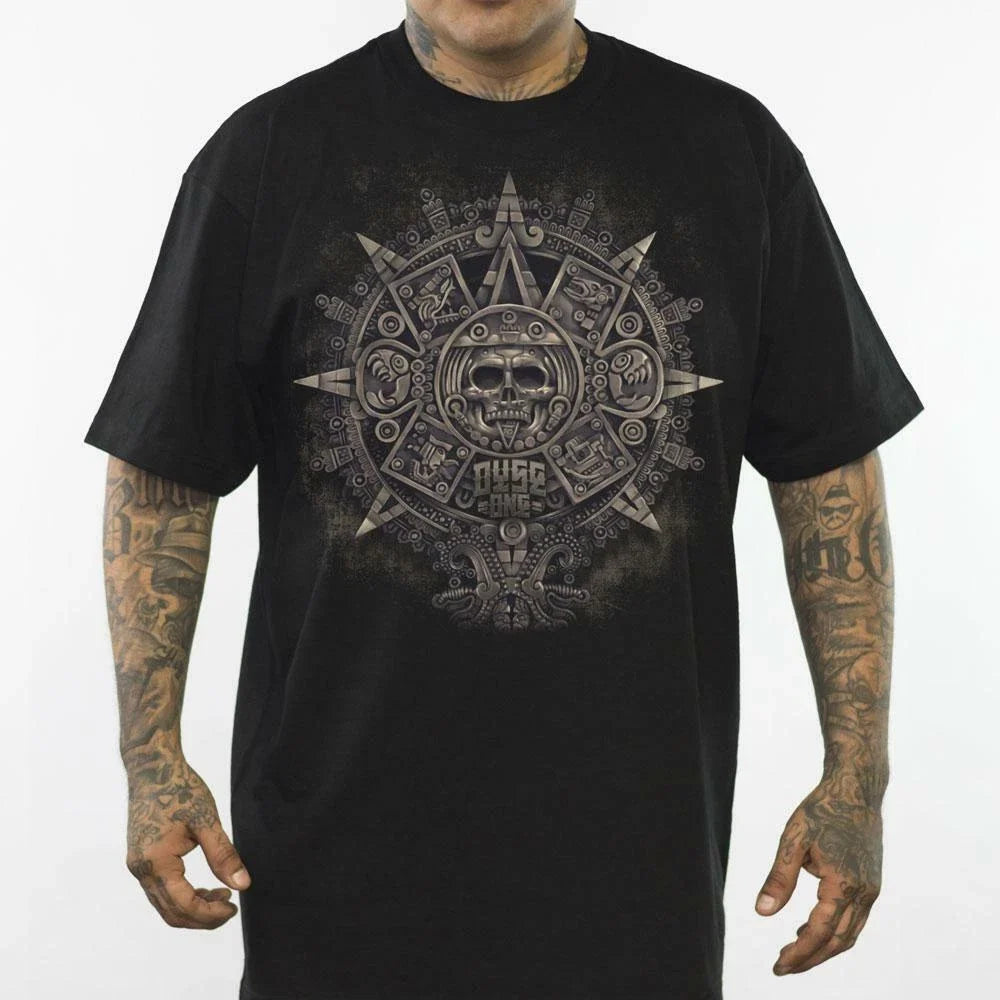 Aztec Calendar Men's Dyse One Chicano Tattoo Art - Adult & Kids T-Shirts, Sweatshirts & Hoodies apparel design preview 1
