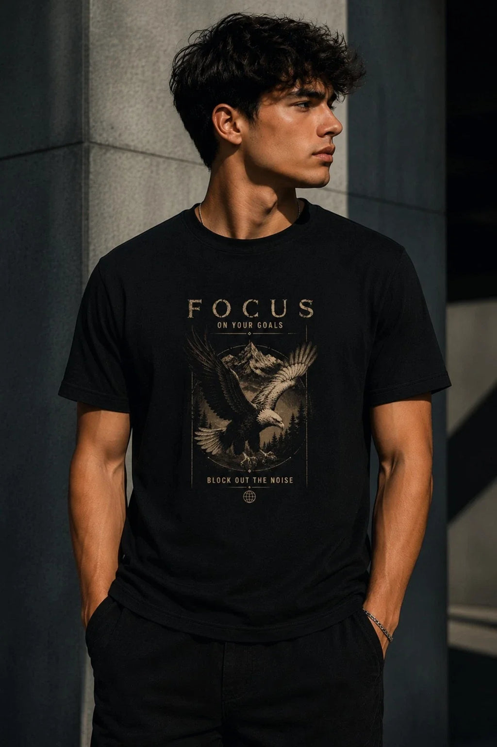 Focus On Your Goals Eagle Mountain Premium Streetwear - Adult & Kids T-Shirts, Sweatshirts & Hoodies apparel design preview 1