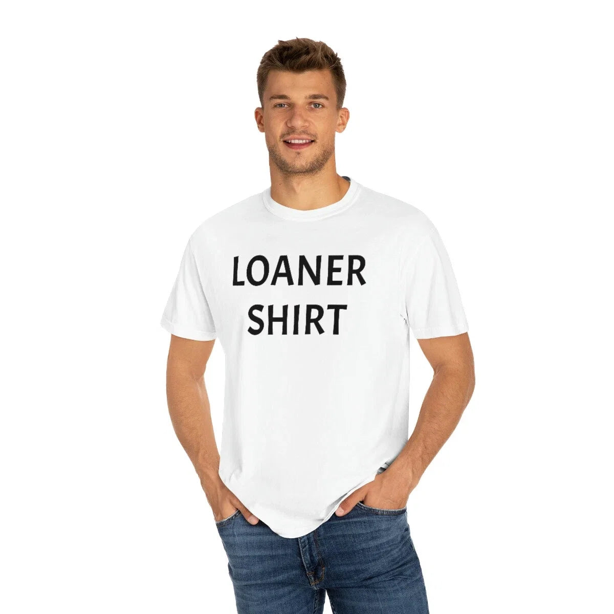 Unisex Garment-Dyed Loaner - Adult & Kids T-Shirts, Sweatshirts & Hoodies apparel design preview 1