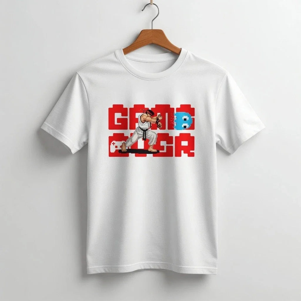 Men's Black Graphic Pixel Art Gamer Streetwear Style - Adult & Kids T-Shirts, Sweatshirts & Hoodies apparel design preview 1