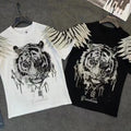 New Men Luxury Tiger Rhinestones Fashion Black White - Adult & Kids T-Shirts, Sweatshirts & Hoodies apparel design preview 1