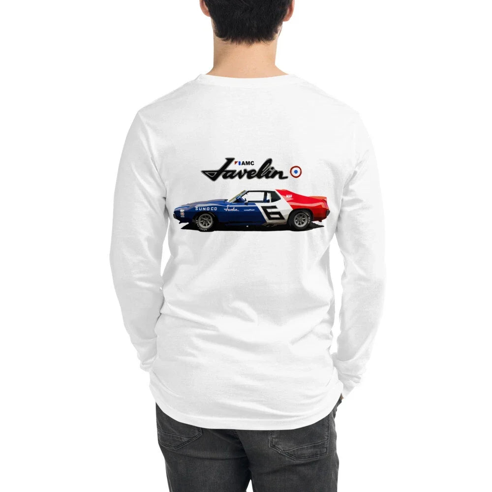 1971 AMC Javelin Trans AM Race Car - Adult & Kids T-Shirts, Sweatshirts & Hoodies apparel design preview 1