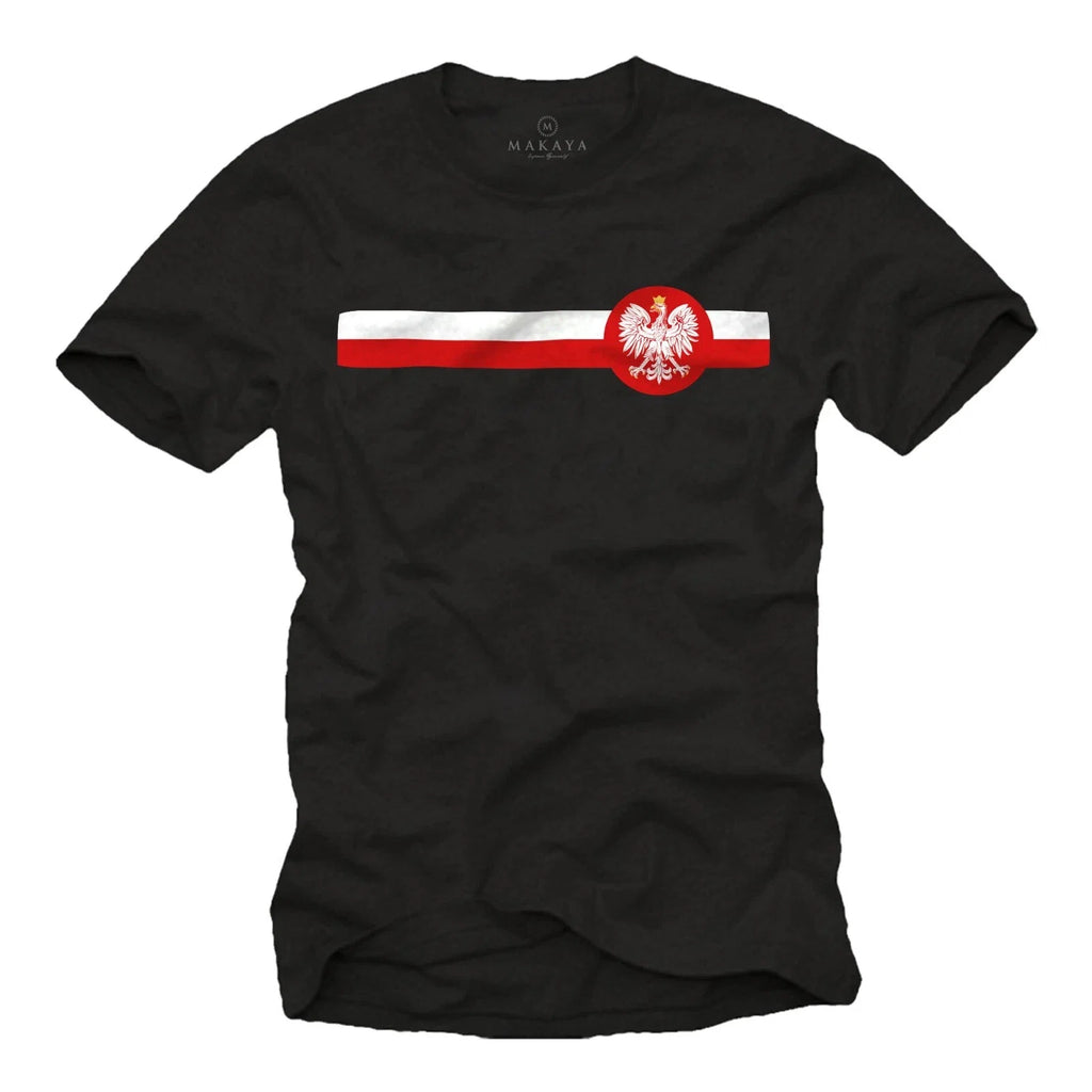 Mens Poland Flag Football Theme Eagle Polska Polish - Adult & Kids T-Shirts, Sweatshirts & Hoodies apparel design preview 1