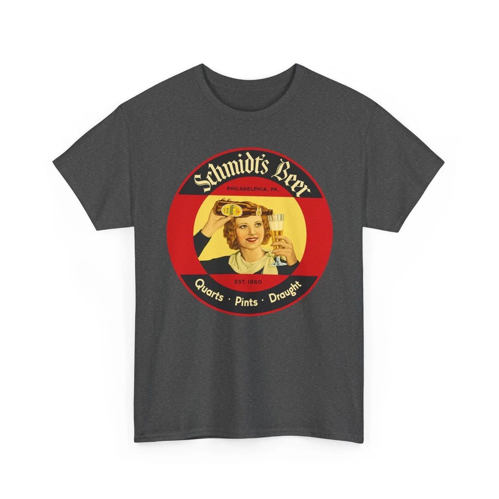 Schmidt's Quarts Pints Draught Pretty Girl Pouring - Adult & Kids T-Shirts, Sweatshirts & Hoodies apparel design preview 1