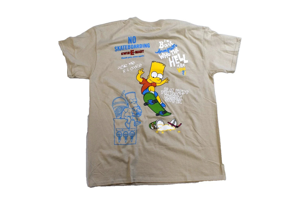 The Simpsons Mens Bart Simpson Skateboard Mischief - Adult & Kids T-Shirts, Sweatshirts & Hoodies apparel design preview 1