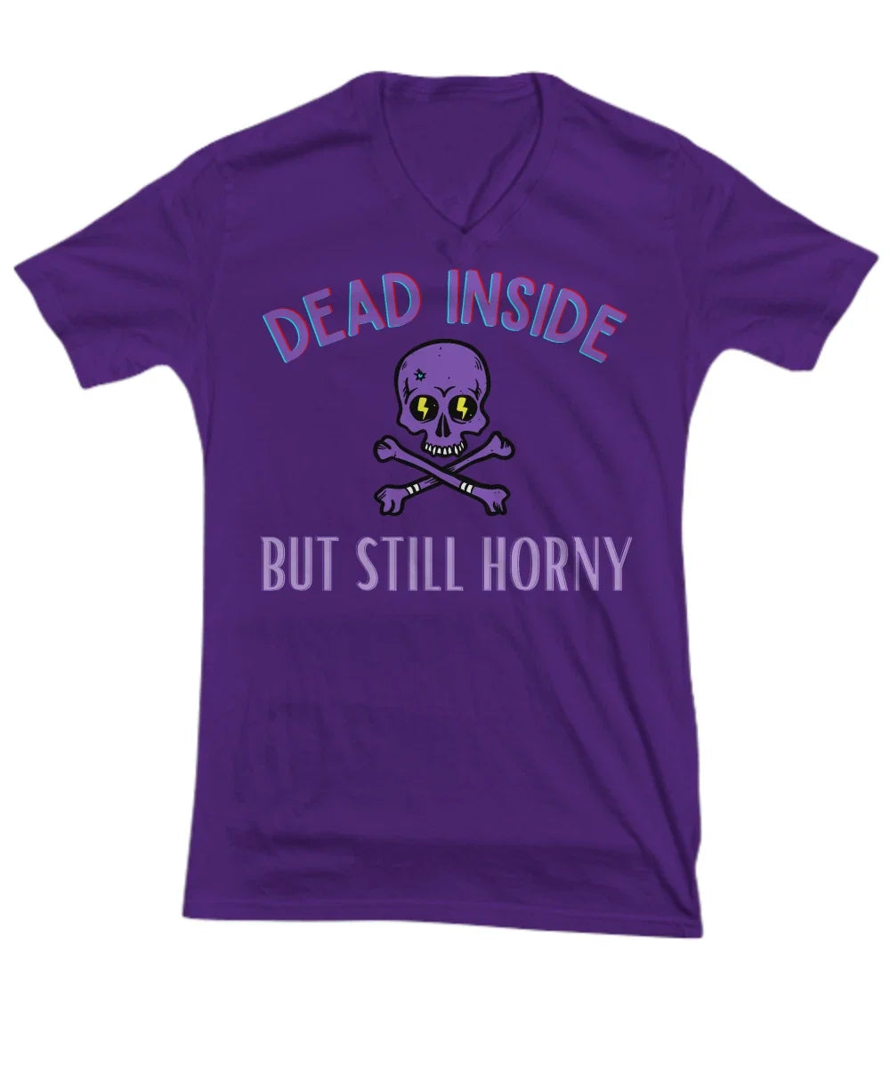 Funny Coffee Dead Inside But Still Horny, Memes, - Adult & Kids T-Shirts, Sweatshirts & Hoodies apparel design preview 1