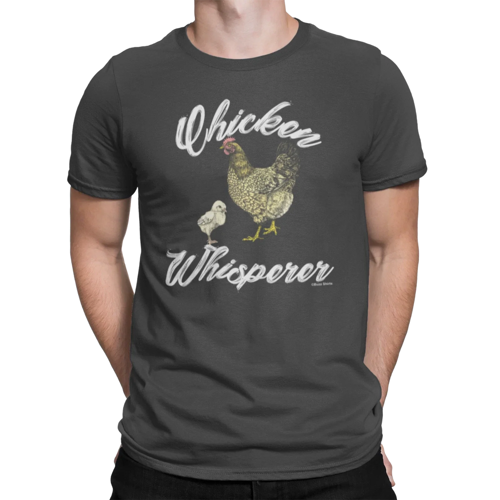 Mens CHICKEN WHISPERER Funny Novelty Farmer Farm - Adult & Kids T-Shirts, Sweatshirts & Hoodies apparel design preview 1