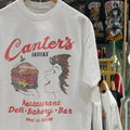 90's Canter'S Deli 'Fairfax' Promo White XXL - Adult & Kids T-Shirts, Sweatshirts & Hoodies apparel design preview 1
