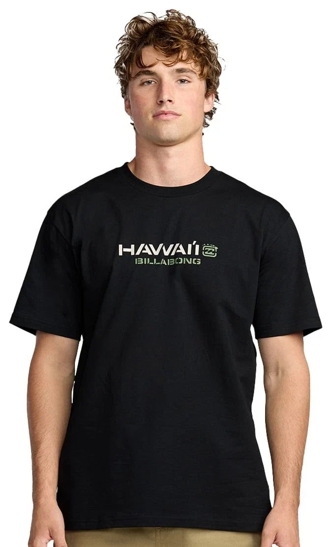Billabong Bracket Hawaii SS Black New - Adult & Kids T-Shirts, Sweatshirts & Hoodies apparel design preview 1